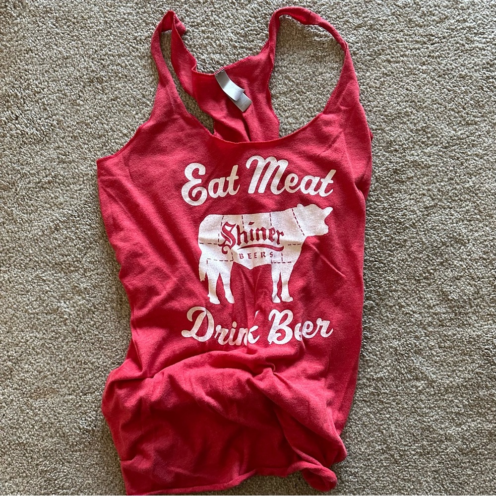Eat Meat, Drink Beer. Shiner Bock